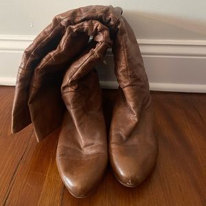 Steve Madden Caliko over-the-knee brown boots size 9